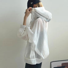 画像をギャラリービューアに読み込む, フード付き日焼け止めアウター
