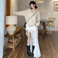 画像をギャラリービューアに読み込む, 後ろリボンレース切替スウェットトップス
