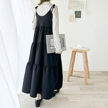 画像をギャラリービューアに読み込む, キャミワンピース調節可能ケーキワンピースカジュアルワンピース
