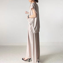 画像をギャラリービューアに読み込む, フレンチ袖トップス＆カジュアルパンツセットアップ
