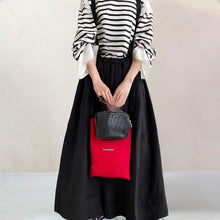 画像をギャラリービューアに読み込む, ボーダー柄長袖Tシャツ＆サスベンダースカートセットアップ
