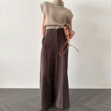 画像をギャラリービューアに読み込む, ハイネックニットフレンチ袖トップス
