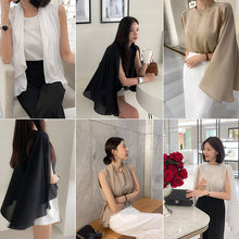 画像をギャラリービューアに読み込む, ケープシャツブラウストップス2スタイル
