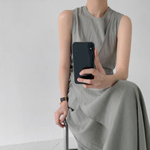 画像をギャラリービューアに読み込む, ラップワンピースカシュクールデザインノースリーブワンピース
