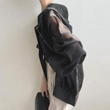 画像をギャラリービューアに読み込む, フード付き日焼け止めアウター
