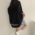 アルファペットプリント半袖Tシャツトップス