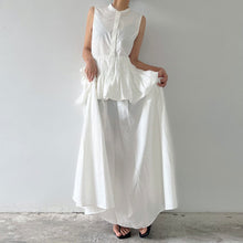 画像をギャラリービューアに読み込む, 重ね風ノースリーブワンピースカジュアルワンピース
