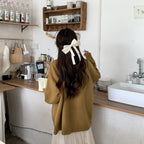 シンプルコーデしやすい無地ニットカーディガンアウタートップス