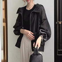 画像をギャラリービューアに読み込む, フード付き日焼け止めアウター
