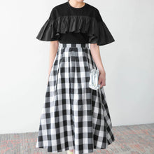 画像をギャラリービューアに読み込む, フリル裾無地Tシャツトップス
