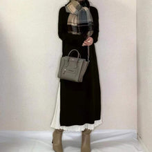 画像をギャラリービューアに読み込む, 黒スリットワンピース＆プリーツスカートセットアップ
