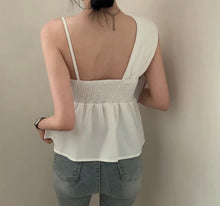 画像をギャラリービューアに読み込む, カシュクールデザインキャミソールトップス
