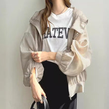 画像をギャラリービューアに読み込む, フード付き日焼け止めアウター
