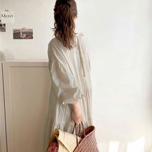 画像をギャラリービューアに読み込む, 無地カジュアルワンピース
