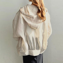 画像をギャラリービューアに読み込む, フード付き日焼け止めアウター
