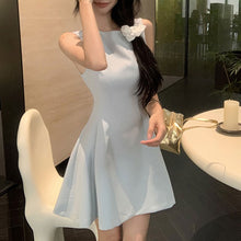 画像をギャラリービューアに読み込む, ノースリーブデートワンピース
