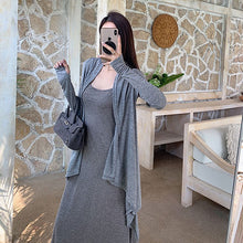 画像をギャラリービューアに読み込む, 薄ドレープカーディガン
