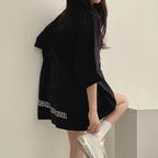 アルファペットプリント半袖Tシャツトップス
