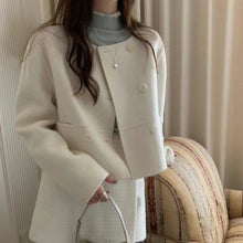 画像をギャラリービューアに読み込む, ラシャコートシンプルコーデアウター
