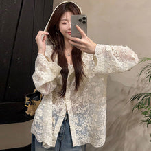 画像をギャラリービューアに読み込む, レースフード付きカーディガンアウター
