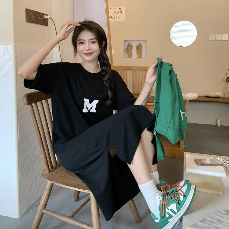 シンプルコーデTシャツワンピースカジュアルワンピース