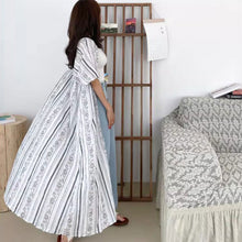 画像をギャラリービューアに読み込む, エスニック花柄2スタイルカジュアルワンピースカーディガン
