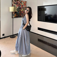 画像をギャラリービューアに読み込む, ノースリーブベストワンピース大振り無地ワンピースデートワンピース
