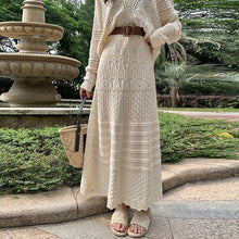 画像をギャラリービューアに読み込む, ニットカーディガン＆ロングスカートセットアップ
