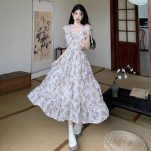 画像をギャラリービューアに読み込む, ショートカーディガン&amp;花柄デートワンピースセットアップ
