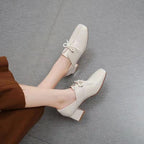 コーデしやすいファッション女性通勤無地PUレザーパンプスリゾートシューズ