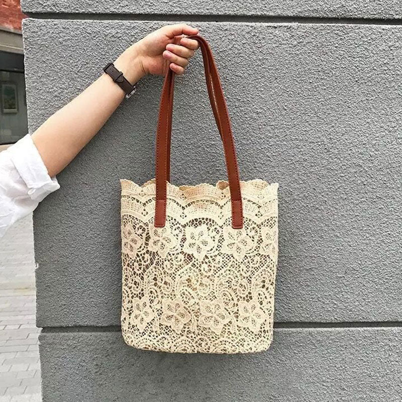 レースハンドバッグ日常コーデショルダーバッグ