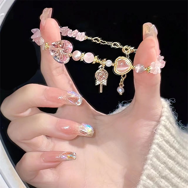 ハート飴腕輪大人かわいいアクセサリー