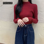 【お得】15色無地ニットシンプルコーデしやすいトップス