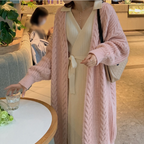 4COLORSレトロ秋冬厚手ゆるリラックス合わせやすいニットアウター