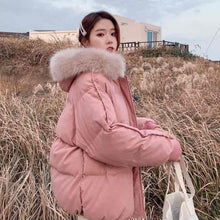 画像をギャラリービューアに読み込む, 防寒対策5カラー韓国風カジュアル無地暖かいゆるリラックスショートコート

