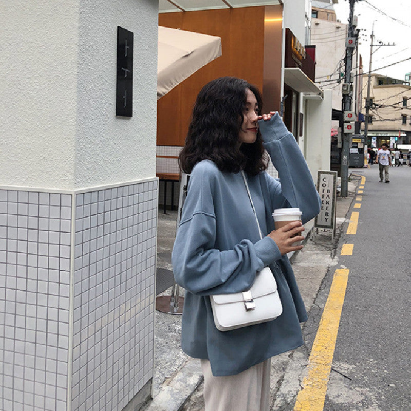 好感度100％売れ切れ必至ゆったり切り替えデザインスタイルパーカートップス