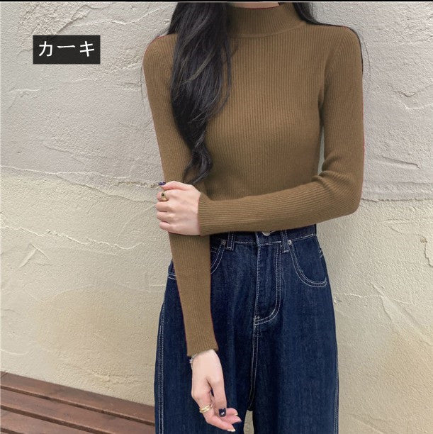 【お得】15色無地ニットシンプルコーデしやすいトップス